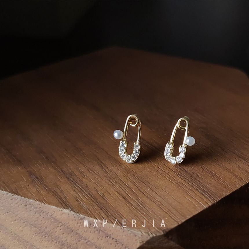 Cuff Rhinestone Earring