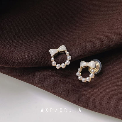 Cuff Earring Pearl Faux