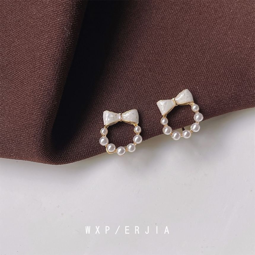 Cuff Earring Pearl Faux