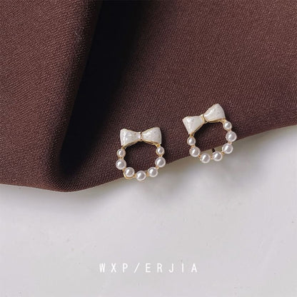 Cuff Earring Pearl Faux