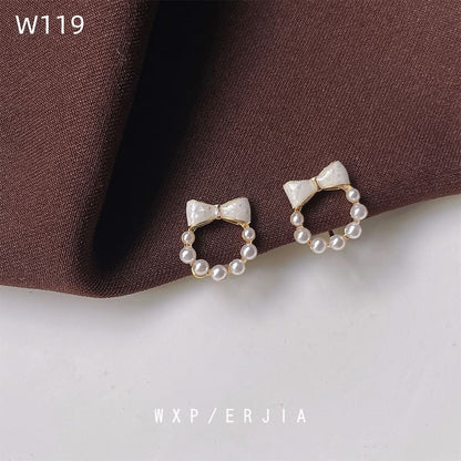 Cuff Earring Pearl Faux