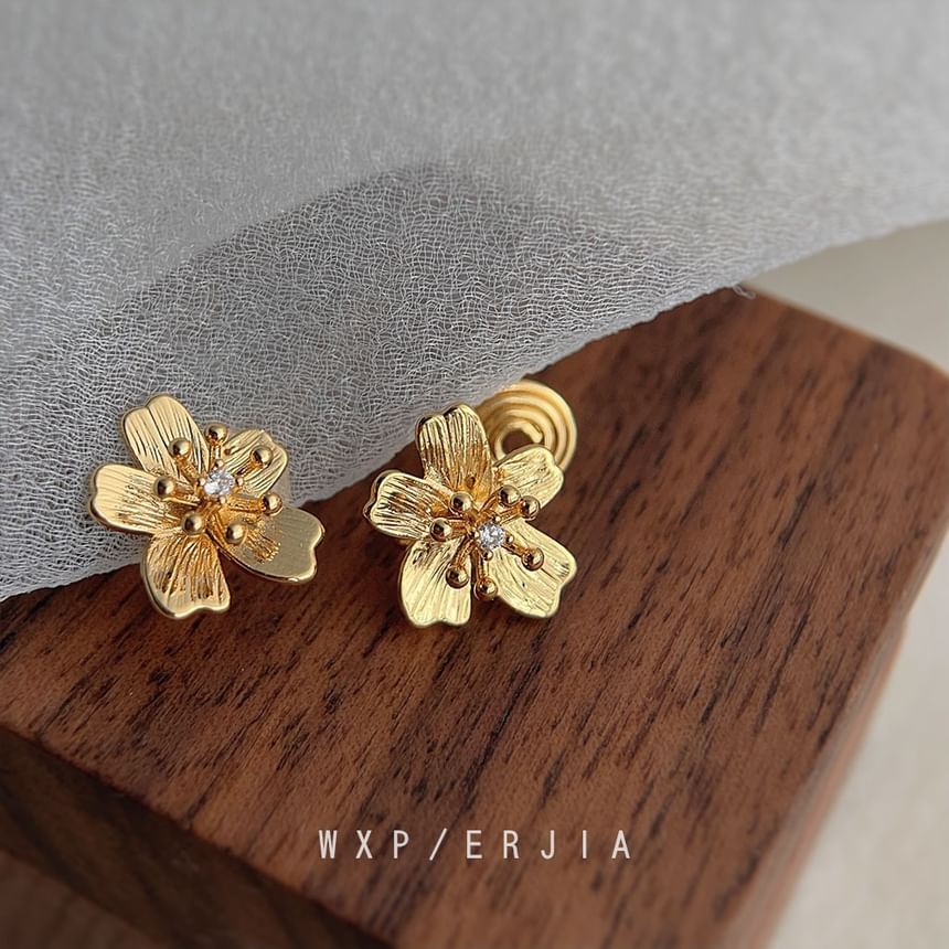 Cuff Flower Earring