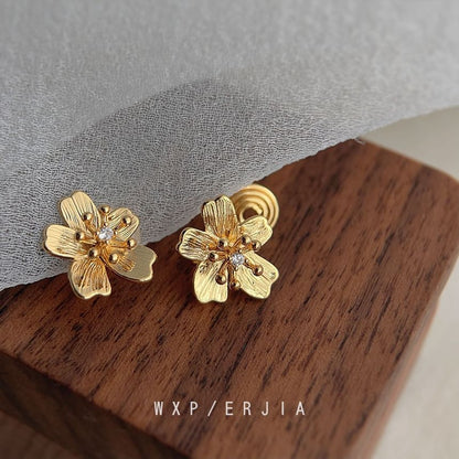 Cuff Flower Earring