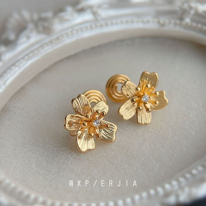 Cuff Flower Earring