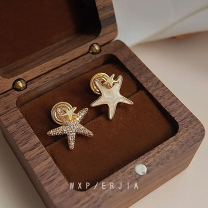 Cuff Starfish Earring