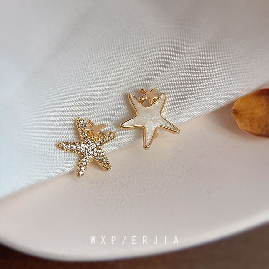 Cuff Starfish Earring