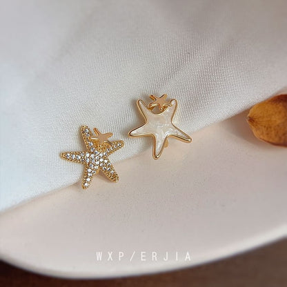 Cuff Starfish Earring