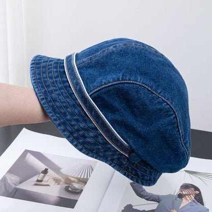 Denim Newsboy Cap