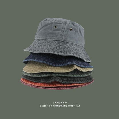 Washed Hat Denim Bucket