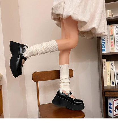 Jambières unies et vieillies