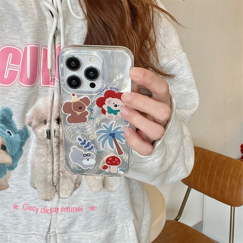 Cartoon Phone Case - 15 Pro Max / 15 Pro / 15 / 14 Pro Max / 14 Pro / 14 / 13 Pro Max / 13 Pro / 13 / 12 Pro Max / 12 Pro / 12 / 11