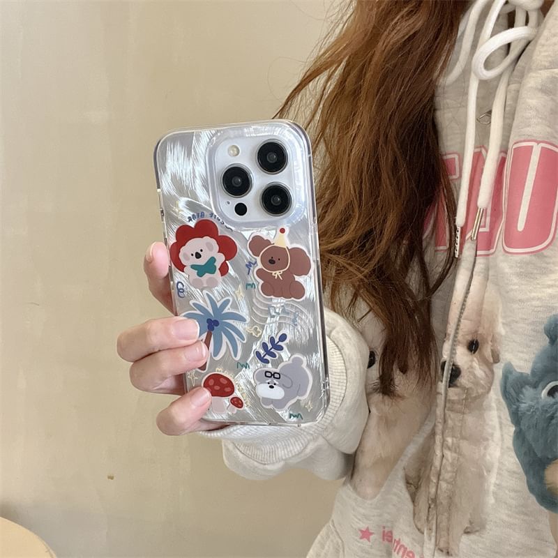 Cartoon Phone Case - 15 Pro Max / 15 Pro / 15 / 14 Pro Max / 14 Pro / 14 / 13 Pro Max / 13 Pro / 13 / 12 Pro Max / 12 Pro / 12 / 11