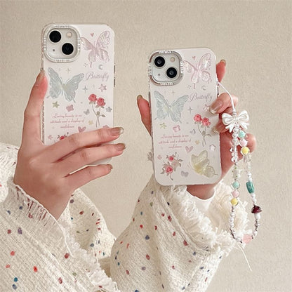 Butterfly Phone Case - 15 Pro Max / 15 Pro / 15 / 14 Pro Max / 14 Pro / 14 / 13 Pro Max / 13 Pro / 13 / 12 Pro Max / 12 Pro / 12 / 11