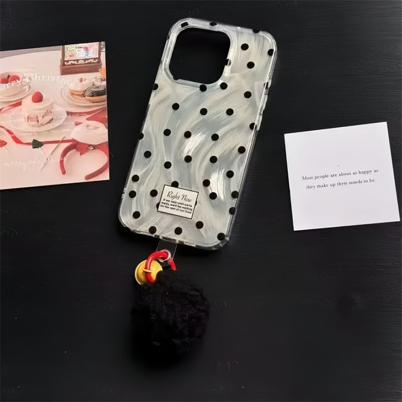 Polka Dot Phone Case - 15 Pro Max / 15 Pro / 15 / 14 Pro Max / 14 Pro / 14 / 13 Pro Max / 13 Pro / 13 / 12 Pro Max / 12 Pro / 12 / 11