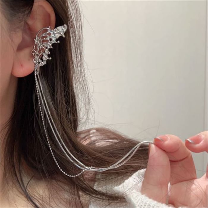 Butterfly Ear Alloy Cuff