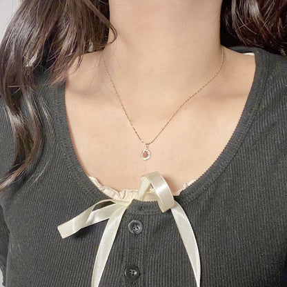 Pendant Alloy Oval Choker