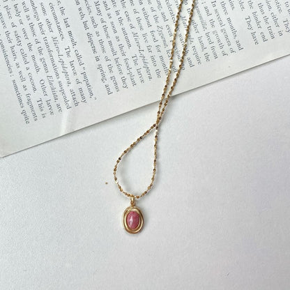Pendant Alloy Oval Choker