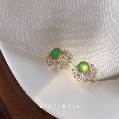 Gemstone Cuff Rhinestone Ear Faux Alloy