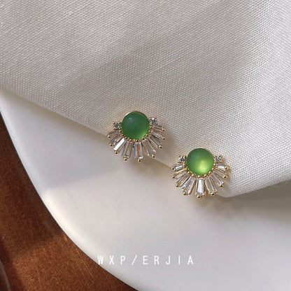 Gemstone Cuff Rhinestone Ear Faux Alloy