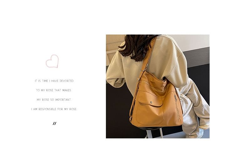 Plain Shoulder Bag