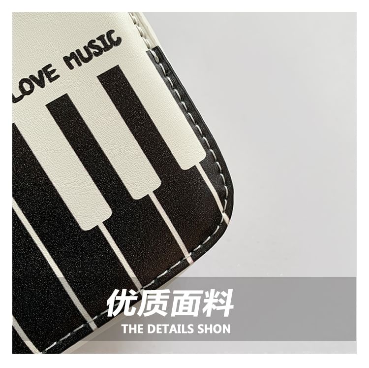 Bag Crossbody Piano Print