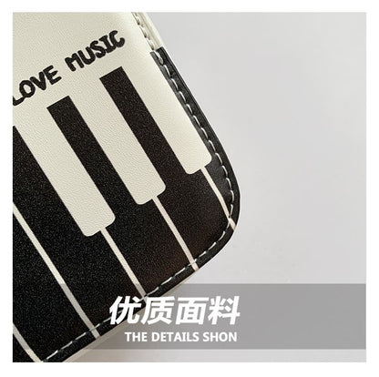 Bag Crossbody Piano Print