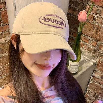 Baseball Lettering Embroidered Cap