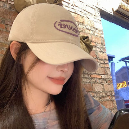 Baseball Lettering Embroidered Cap