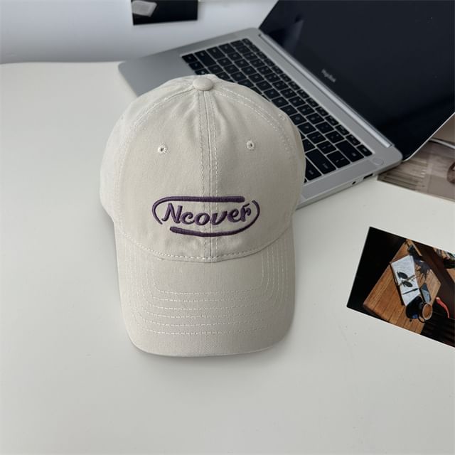 Baseball Lettering Embroidered Cap