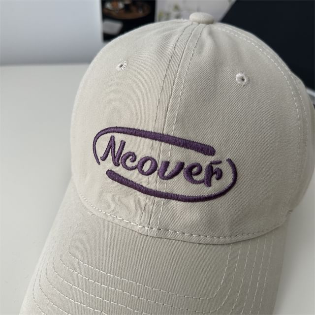 Baseball Lettering Embroidered Cap