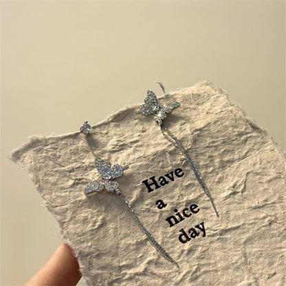 Drop Butterfly Earring