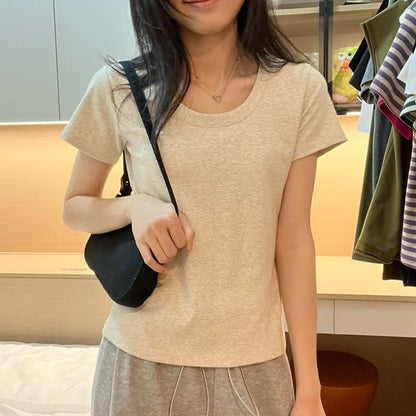 Tee Plain Short-Sleeve