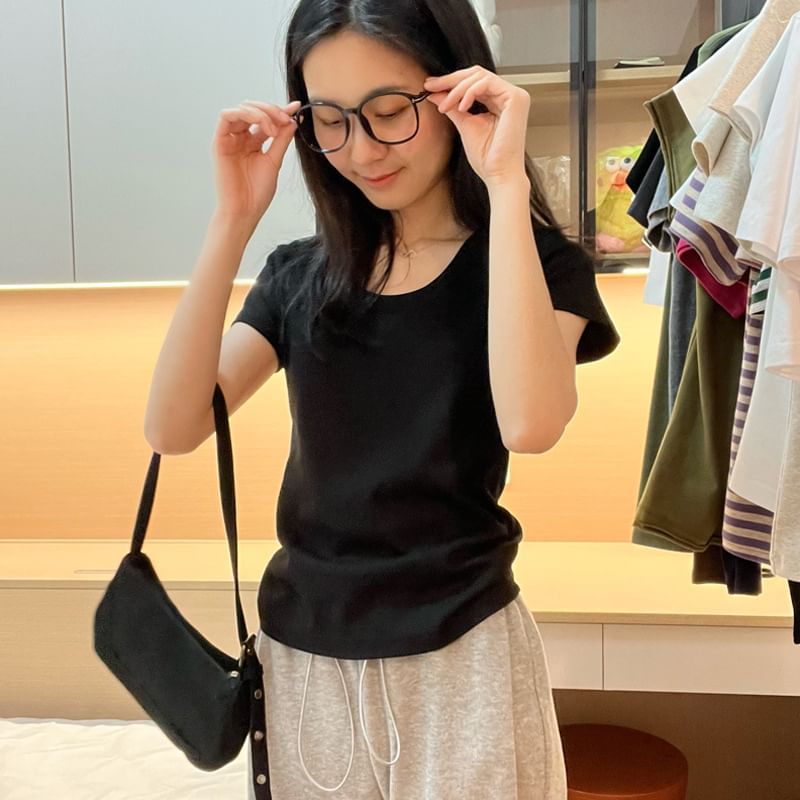 Tee Plain Short-Sleeve