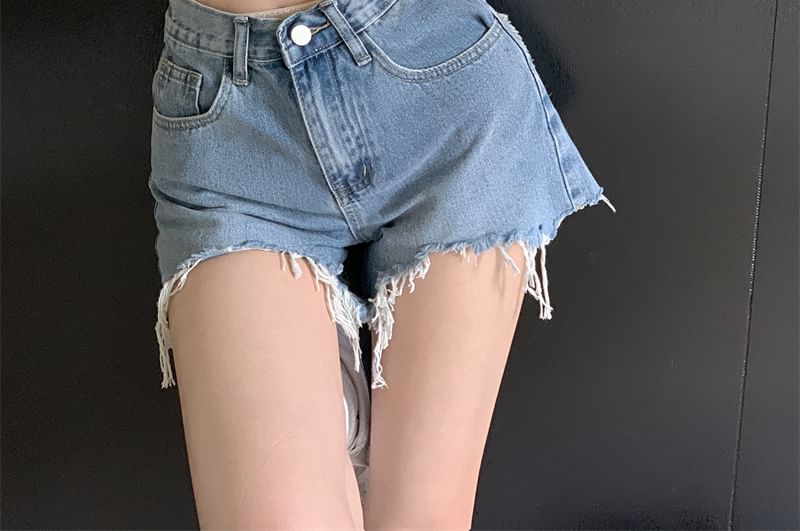 Embroidered Letter T-Shirt Crew Cropped Neck Short-Sleeve