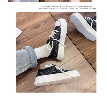 Platform Canvas Sneakers