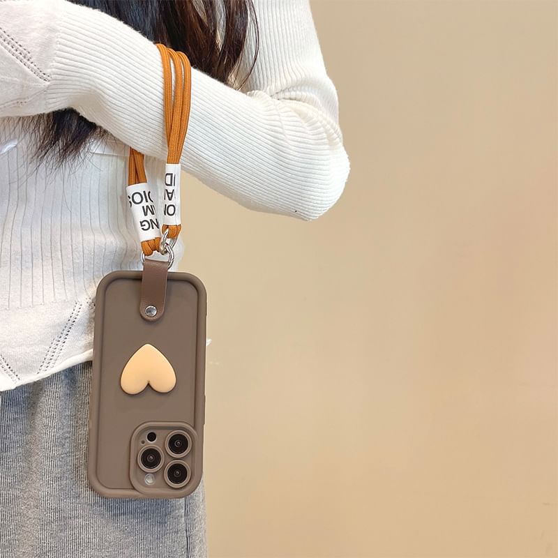 Phone Lettering Strap Case