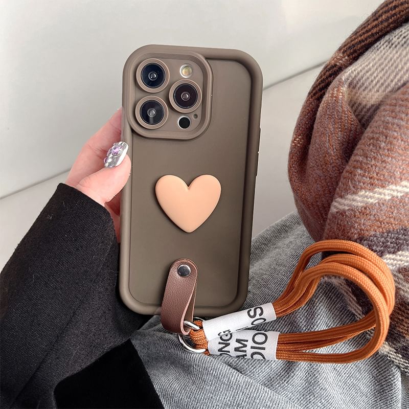 Phone Lettering Strap Case