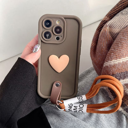 Phone Lettering Strap Case