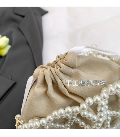 Crossbody Bag (Various Faux Pearl Designs)