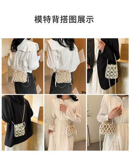 Crossbody Bag (Various Faux Pearl Designs)