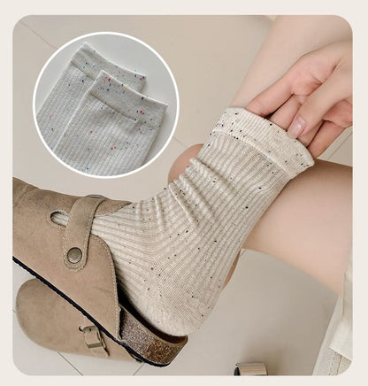 Ribbed Socks Set