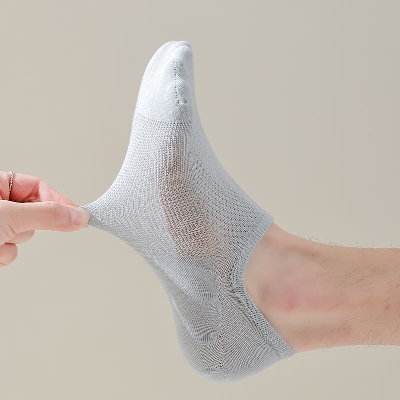 Plain No Show Socks Set