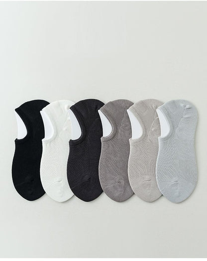 Plain No Show Socks Set