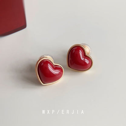 Ear Heart Alloy Cuff