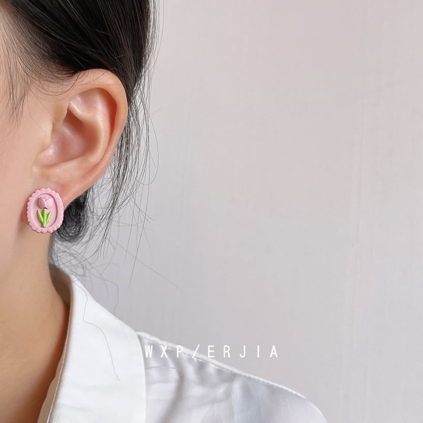 Alloy Tulip Cuff Ear