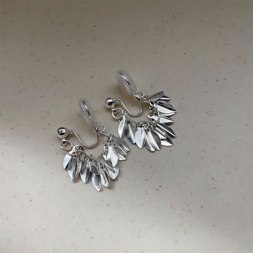 Chandelier Leaf Earring Alloy