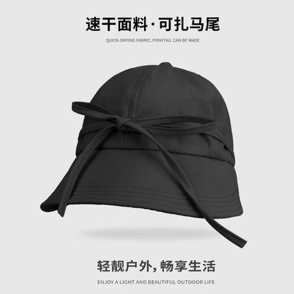 Bow Plain Bucket Hat