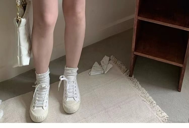 Waist High Plain Skort