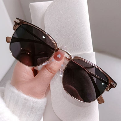 Frame Polarized Metal Sunglasses