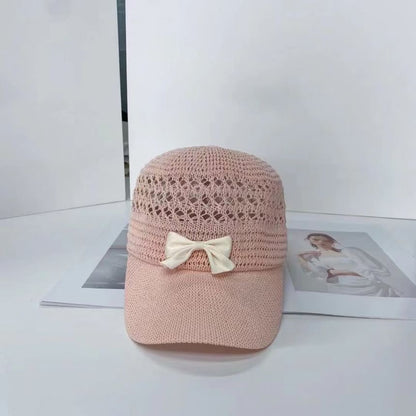 Cap Bow Woven Baseball